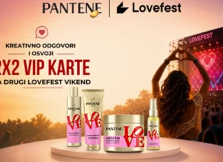 Pantene nagradna igra 2026: Pantene x Lovefest