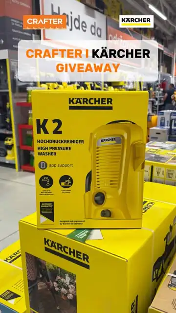 Crafter i Karcher nagradna igra 2026: Crafter i Karcher giveaway