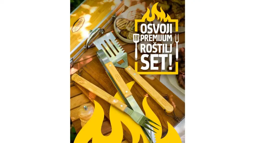 Dijamant nagradni konkorus: Osvoji premium roštilj set!