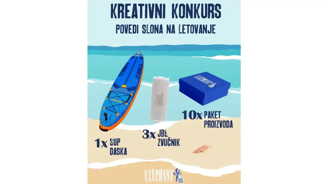 Elephant nagradni konkurs: Povedi slona na letovanje