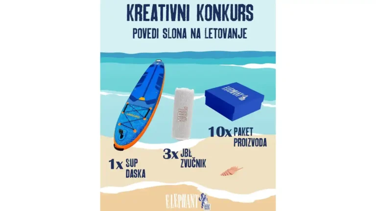 Elephant nagradni konkurs: Povedi slona na letovanje
