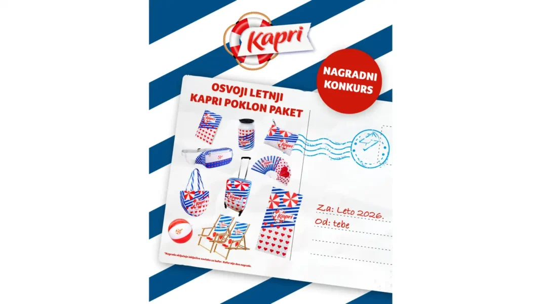 Frikom nagradna igra 2026: Nagradni konkurs „Kapri“