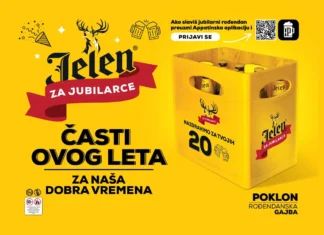 Jelen pivo nagradna igra 2026: Jelen za jubilarce