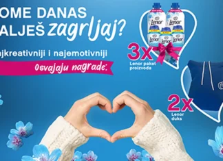 Lenor nagradna igra 2026: Lenor kreativni konkurs "Kome danas šalješ zagrljaj?"