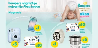 Pamper nagrađuje: Osvoji Samsung nagradu