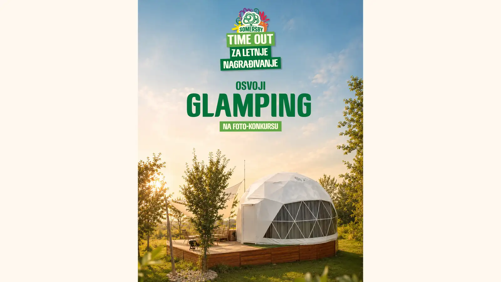 Somersby nagradna igra: Osvoji glamping!