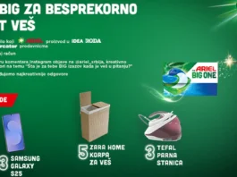 Ariel nagradna igra 2026: Go BIH za besprekorno čist veš