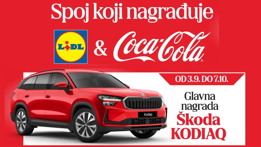 Coca-Cola nagradna igra 2026 za automobil Škoda Kodiaq Coca-Cola nagradna igra 2026 za automobil Škoda Kodiaq