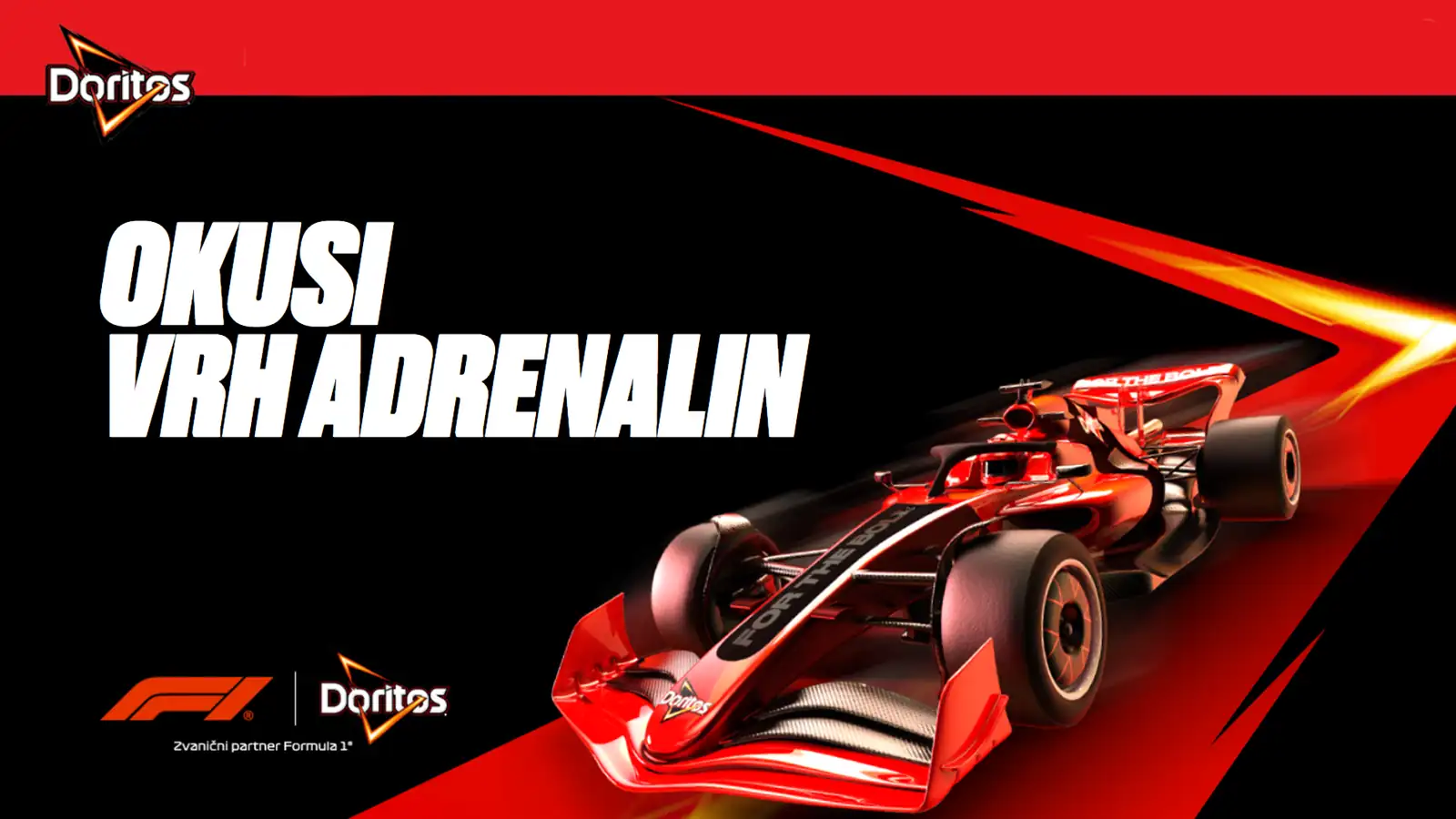 Doritos nagradna igra: Doritos F1 Okusi Vrh Adreanalin