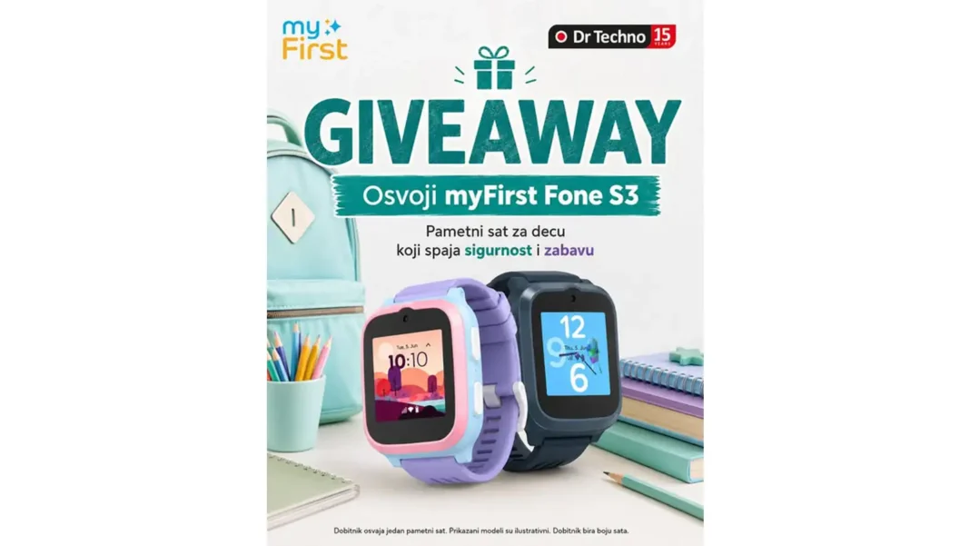 Dr Techno giveaway: Osvoji myFirst Fone S3