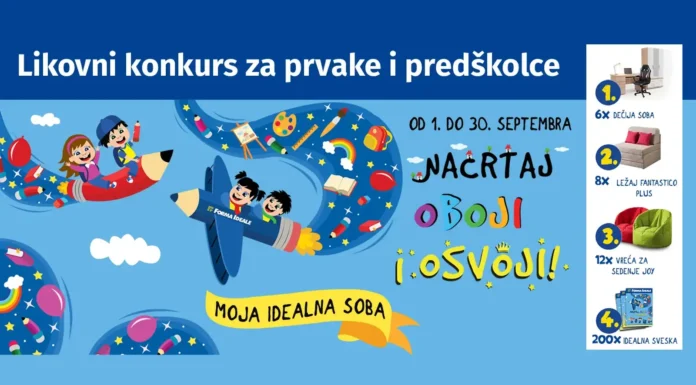 Forma ideale konkurs: Nacrtaj, oboji i osvoji!