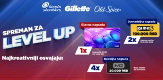 Head & Shoulders, Old Spice i Gillette nagradna igra: Level Up