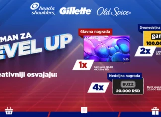 Head & Shoulders, Old Spice i Gillette nagradna igra: Level Up Head & Shoulders, Old Spice i Gillette nagradna igra: Level Up