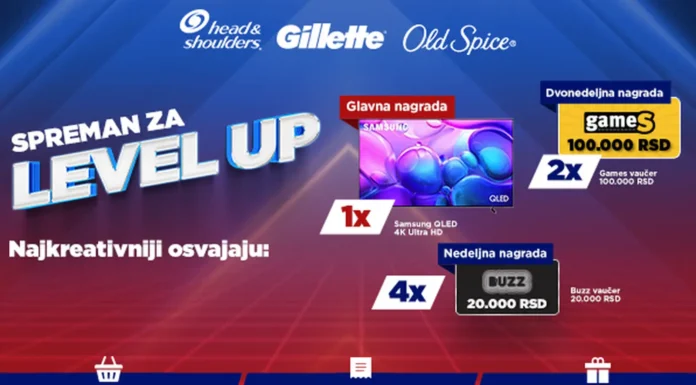 Head & Shoulders, Old Spice i Gillette nagradna igra: Level Up Head & Shoulders, Old Spice i Gillette nagradna igra: Level Up