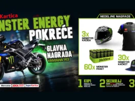 Monster Energy nagradna igra 2026: Monster Energy pokreće!