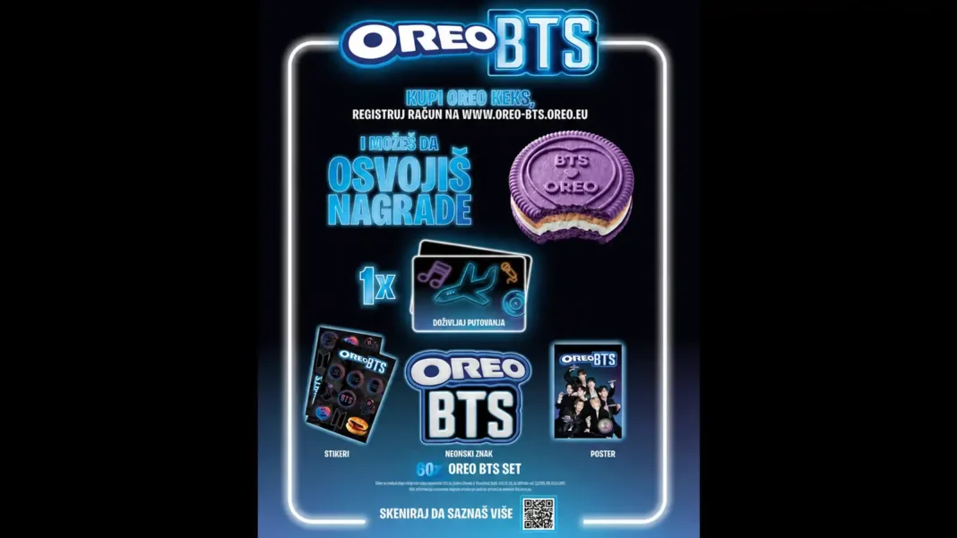 Oreo nagradna igra 2026: OREO x BTS