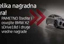 Unicredit Bank nagradna igra 2026 za automobil BMW X2 sDrive18d
