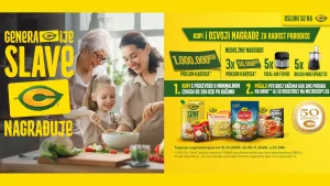 C nagradna igra na Mojrecept: Generacije slave C nagrađuje