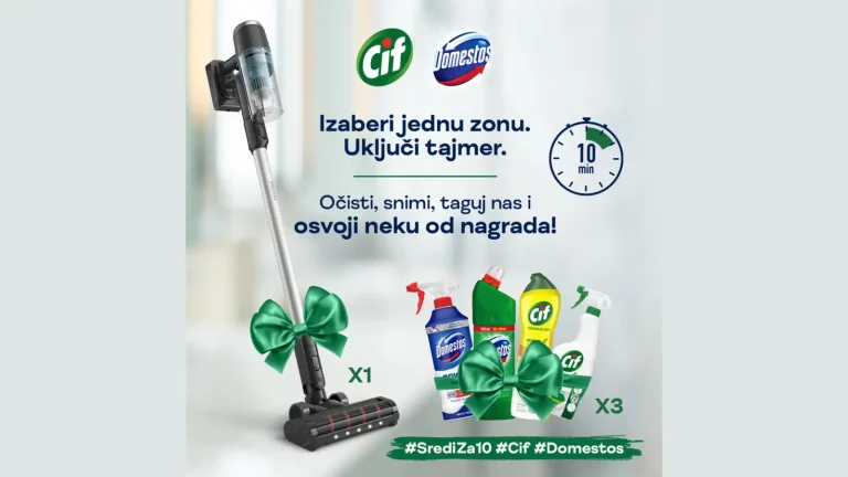 Cif i Domestos konkurs: Sredi za 10