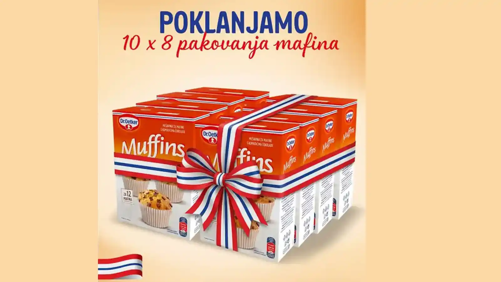 Dr. Oetker nagrađivanje: Osvoji veliki paket za Dr. Oetker mafine