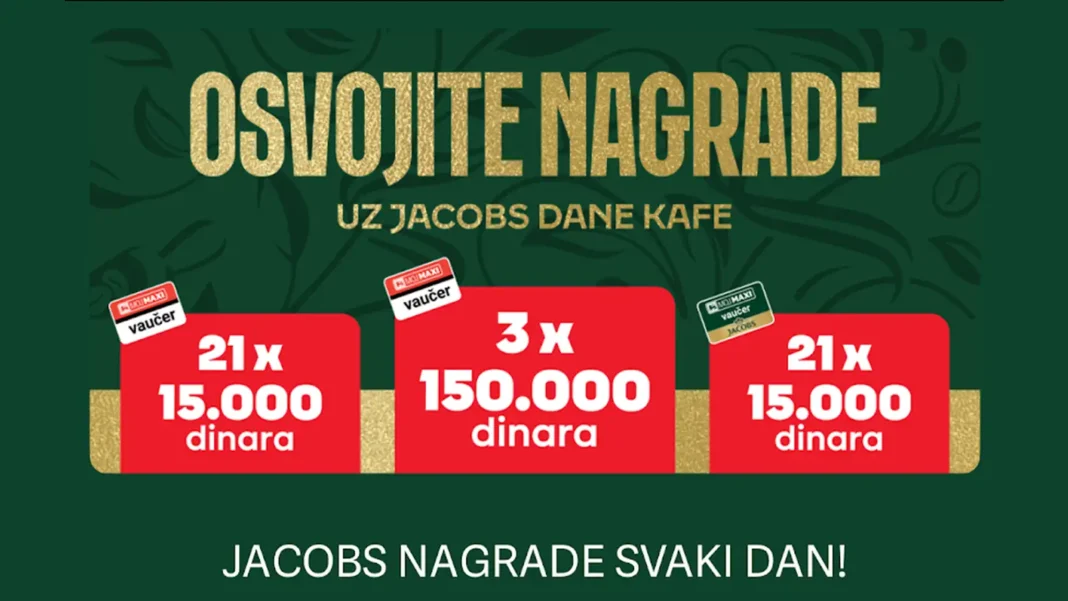 Jacobs nagrađuje svaki dan