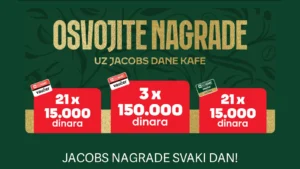 Jacobs nagrađuje svaki dan