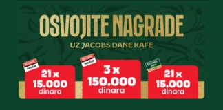 Jacobs nagrađuje svaki dan