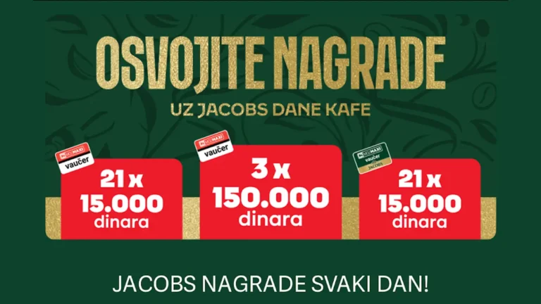 Jacobs nagrađuje svaki dan