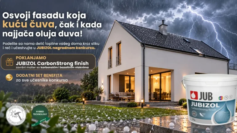 JUB: Osvoji fasadu koja kuću čuva, čak i kada najjača oluja duva!
