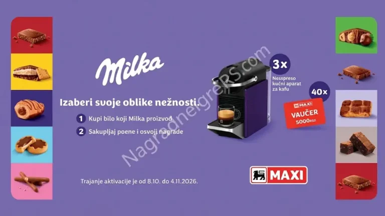 Milka nagradna promocija: MILKA nagrađuje