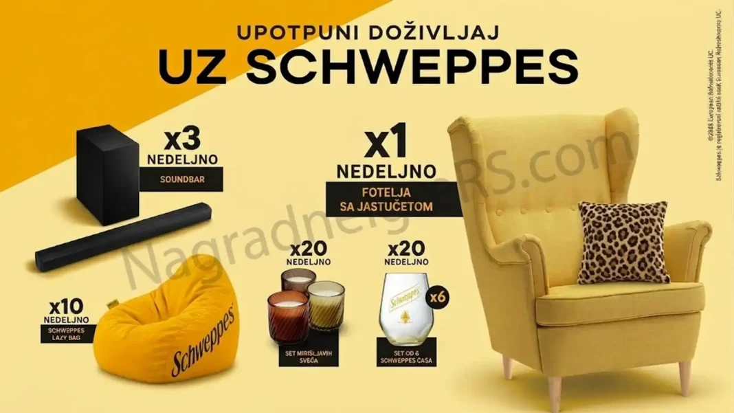 Schweppes nagradna promocija: Schweppes te nagradjuje