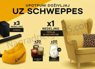 Schweppes te nagradjuje Schweppes nagradna promocija: Schweppes te nagradjuje